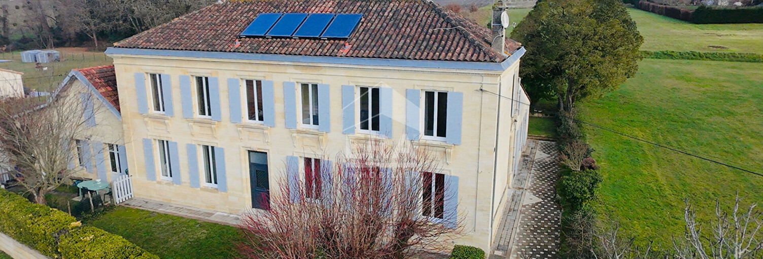 Maison 9 Pièces 295 m² à vendre à Bayon-sur-Gironde (33710)