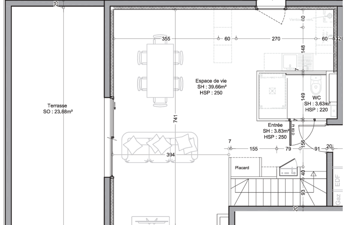 L'ARBRESLE VENTE APPARTEMENT T5  BALCON TERRASSE PARKING — photo 2
