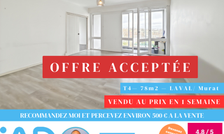 Appartement 4 Pièces 78 m² à vendre à Laval (53000)