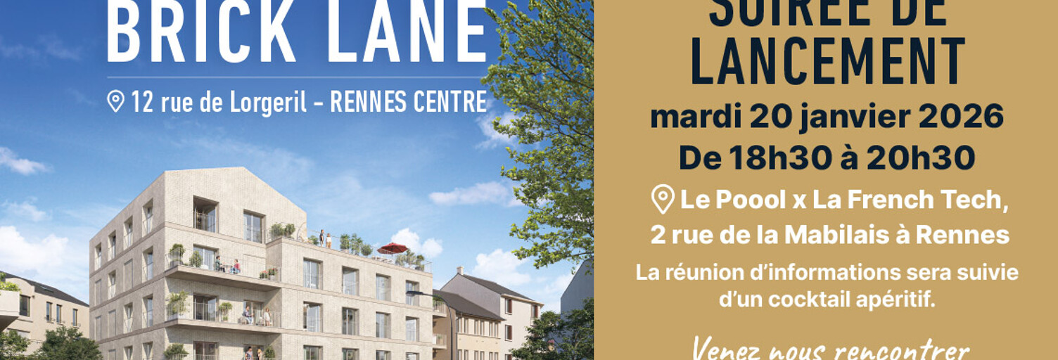 Appartement 2 Pièces 42 m² à vendre à Rennes (35000)