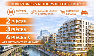 Appartement 2 Pièces 61 m² à vendre à Pantin (93500)