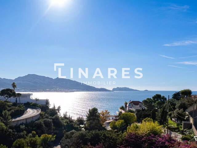 LA LUMINEUSE - Villa T9 de 400m2 - Vue mer - 13007 ROUCAS BLANC — photo du bien