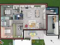 À vendre : Maison contemporaine neuve de Plain-Pied – Pont-de-l'Isère (26600) — photo 3