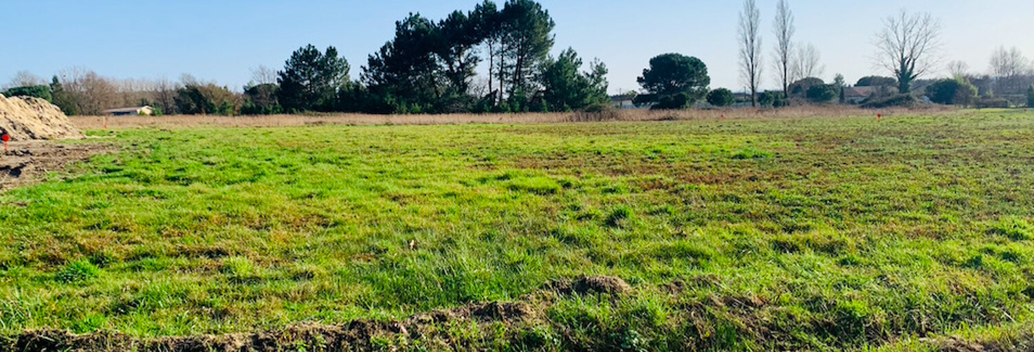 Terrain 1205 m² à construire Pugnac (33710)