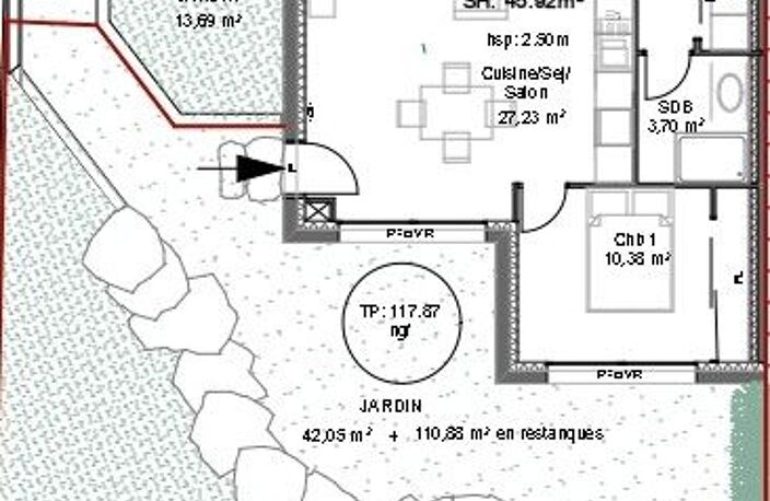 Appartement T2 Neuf avec Jardin à Vendre — photo 3