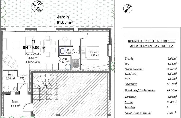 Appartement Neuf T2 Livraison T3 2026 — photo 4