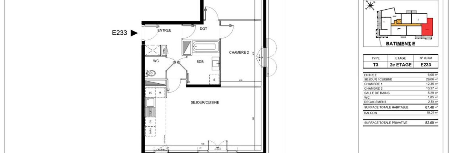Appartement 3 Pièces 67 m² à vendre à Cormeilles-en-Parisis (95240)