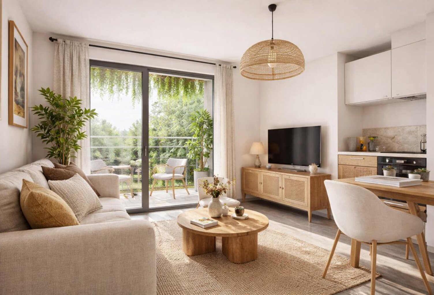 T2 41m² lumineux avec terrasse dans un parc paysager à Montfavet — photo 1