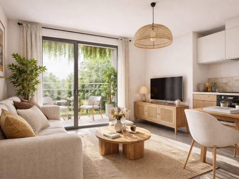 T2 41m² lumineux avec terrasse dans un parc paysager à Montfavet — photo 1