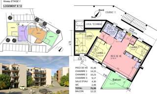 Appartement 4 Pièces 76 m² à vendre à Les Herbiers (85500)