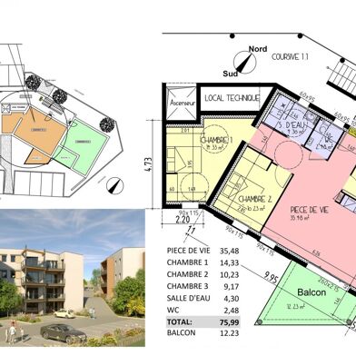 Appartement 4 pièces 320700 €