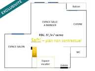 Au pied des remparts - Appartement avec vue en duplex  (DPE C) — photo 2
