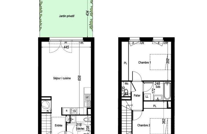 Vente Maison/villa 3 pièces — photo 2