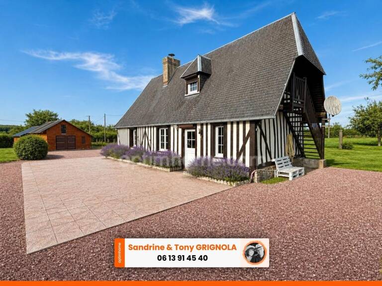 Maison à colombages – Dépendances – Terrain de 7 350 m² – CORDEBUGLE (14100) — photo 1