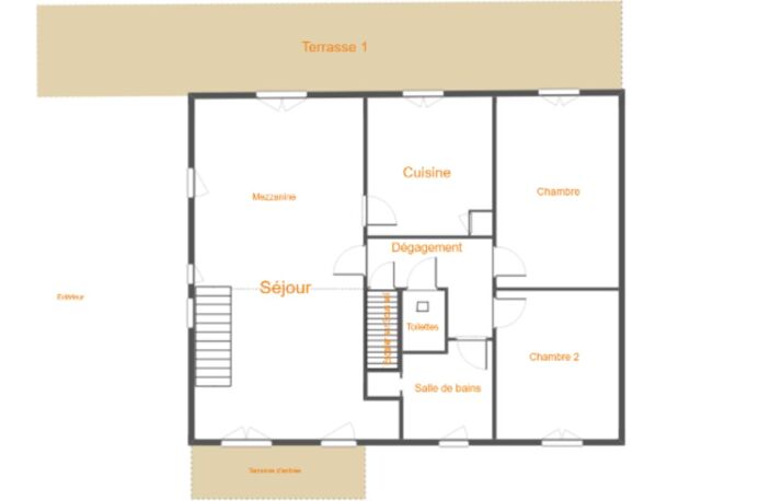 Maison Le Beausset 4P  de 91,34 m2 habitables, avec sous-sol, terrasse et jardin — photo 3