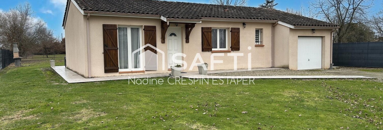 Maison 4 Pièces 95 m² à vendre à La Ville-Dieu-du-Temple (82290)