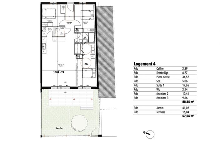 Vente Appartement 4 pièces — photo 3