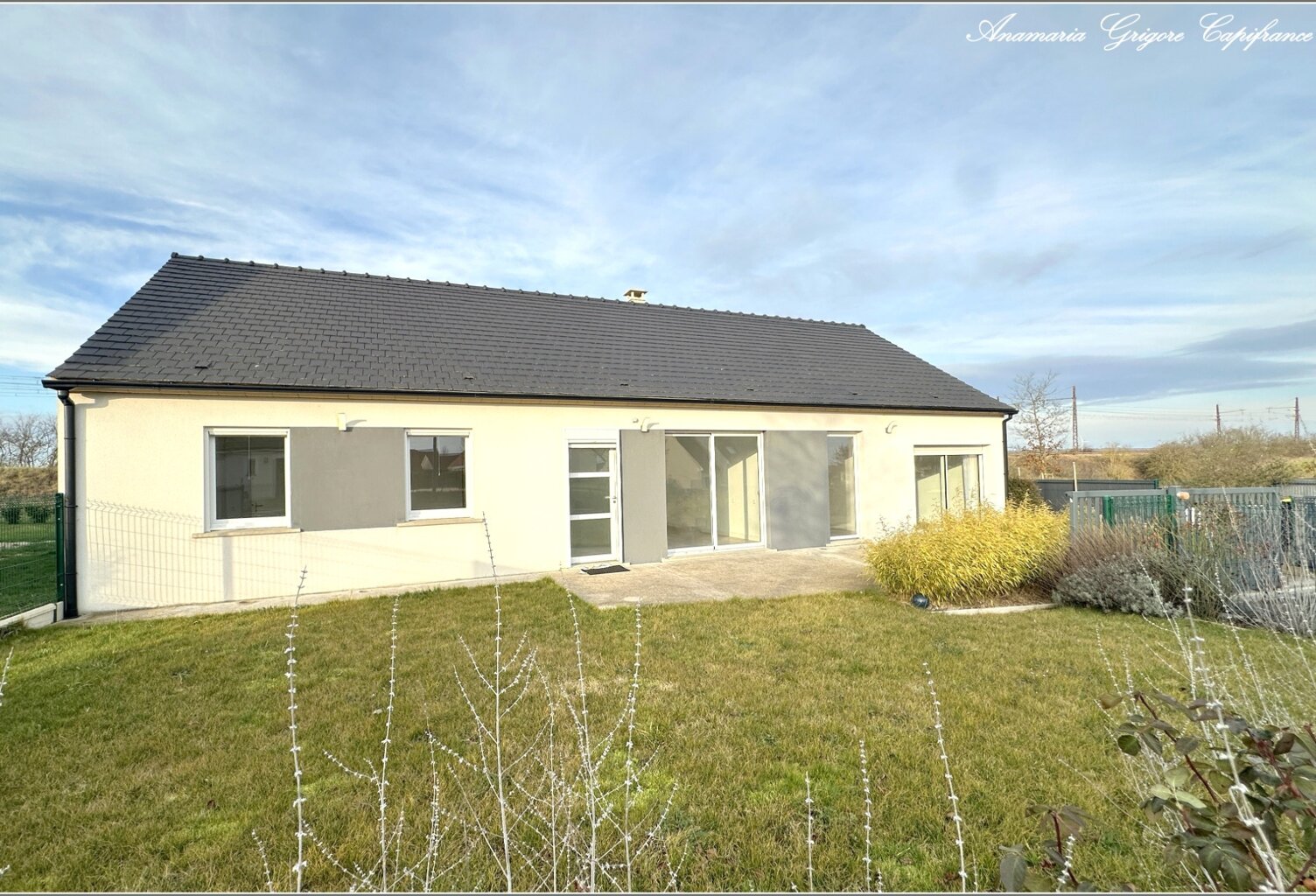 COURVILLE SUR EURE (28190) - Maison de plain pied, bâtie en 2020, d'une de surface -133 m², terrain clos de 671 m² — photo 1