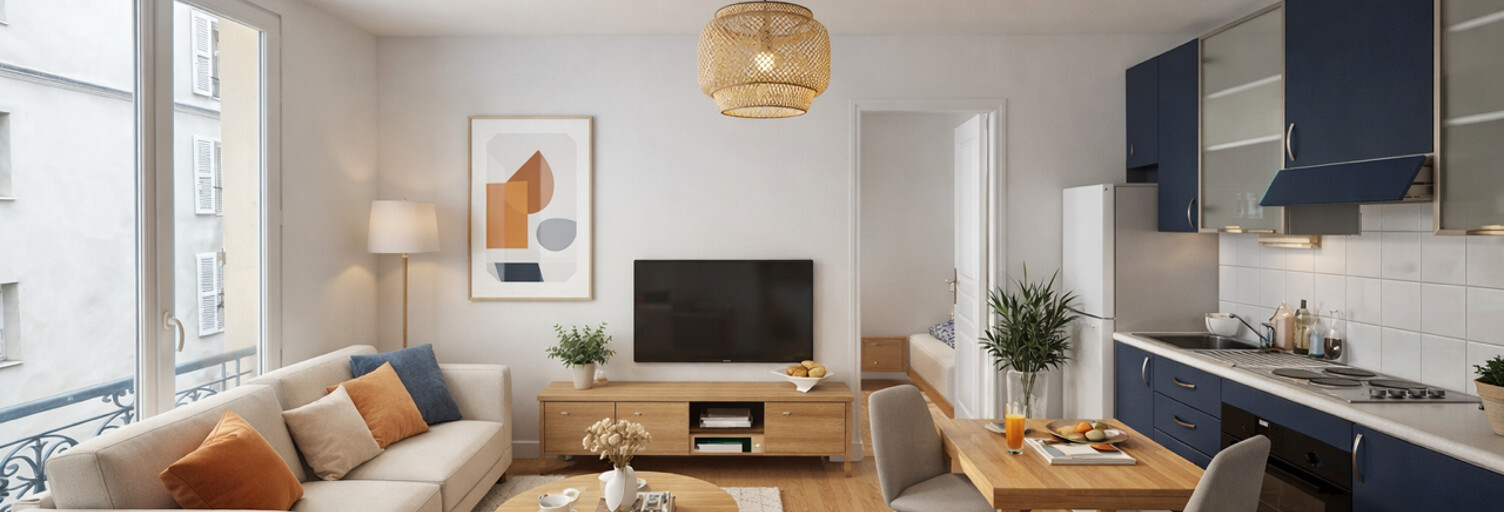 Appartement 2 Pièces 28 m² à vendre à Paris 18 (75018)