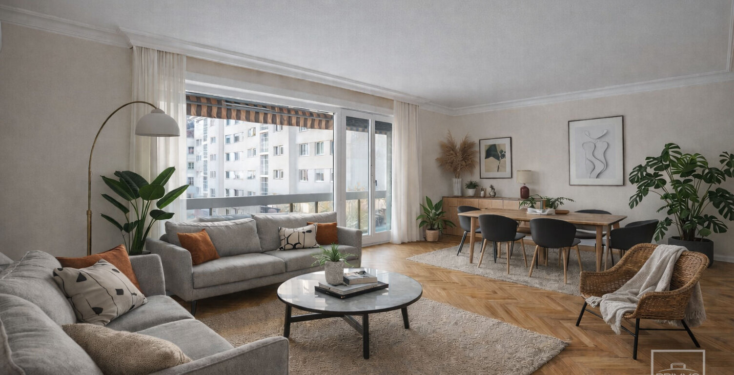 LYON 6, 117.47m², DEUX BALCONS, GARAGE — photo 1