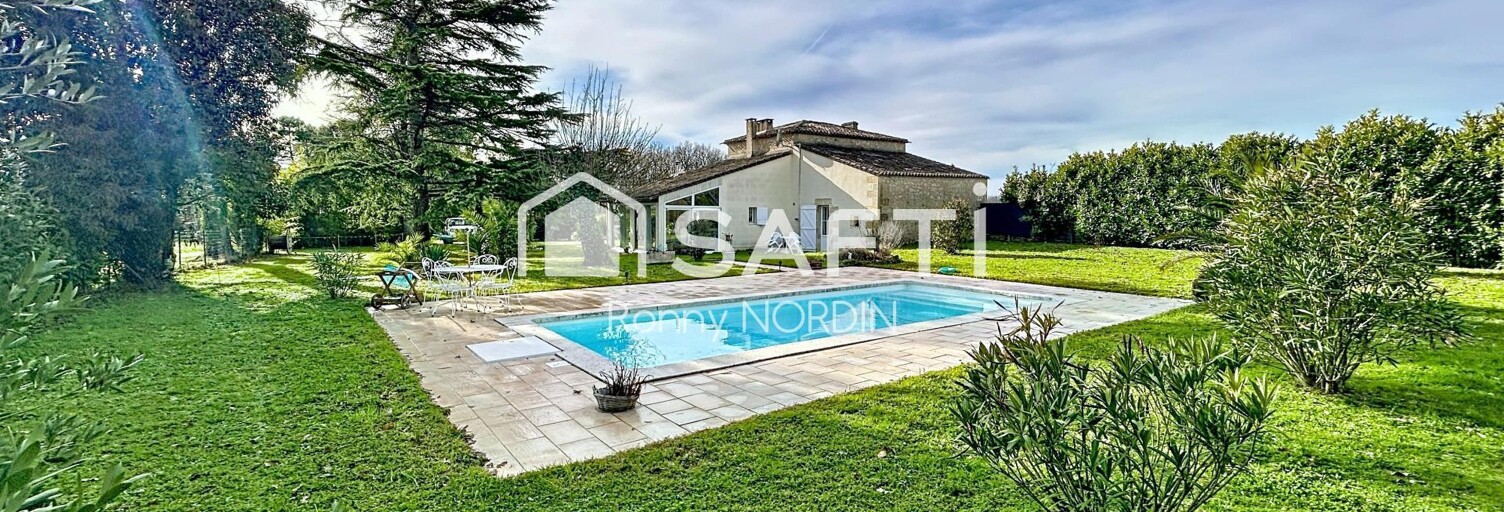 Maison 7 Pièces 140 m² à vendre à Gardegan-et-Tourtirac (33350)