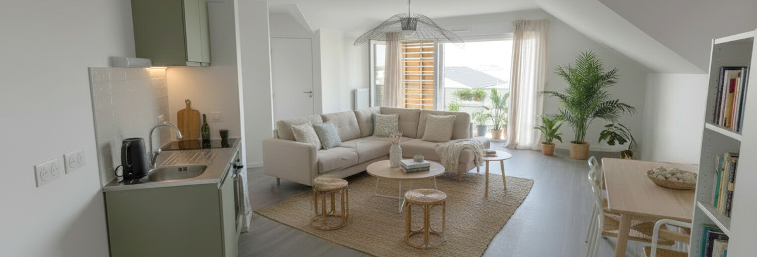 Appartement 2 Pièces 62 m² à vendre à Locmiquélic (56570)