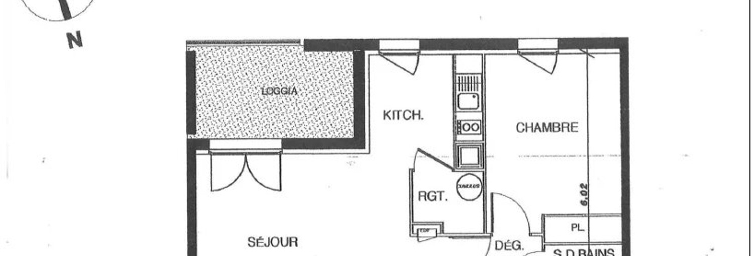 Appartement 2 Pièces 46 m² à vendre à Tarbes (65000)
