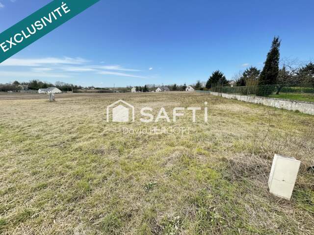 ? Terrain à bâtir au calme viabilisé - 1 349 m² - Verdes (Beauce la Romaine) — photo du bien