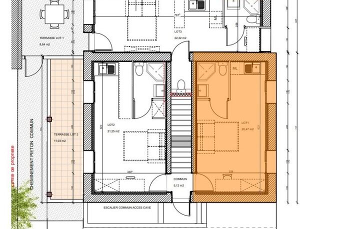 Vente appartement 1 pièce 22 m² Vénissieux (69200) — photo 3