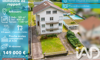 Maison 10 Pièces 185 m² à vendre à Arbouans (25400)