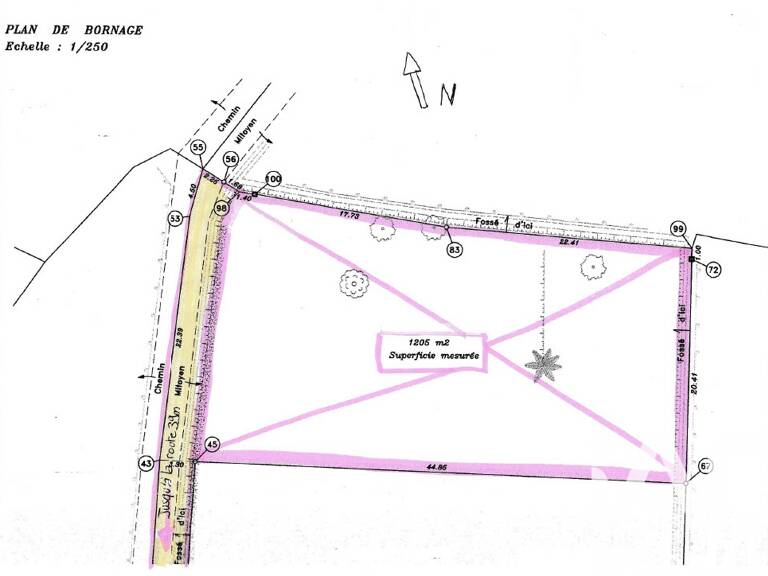 Vente Terrain à bâtir 1 200 m&sup2; — photo 1