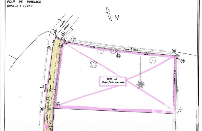 Vente Terrain à bâtir 1 200 m&sup2; — photo 2