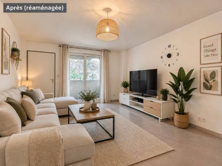 Montpellier Joli T2 avec balcon, piscine et vue jardin — photo 1