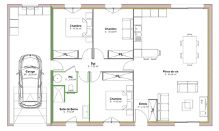 Maison 4 Pièces 91 m² à vendre à Saint-Chef (38890)