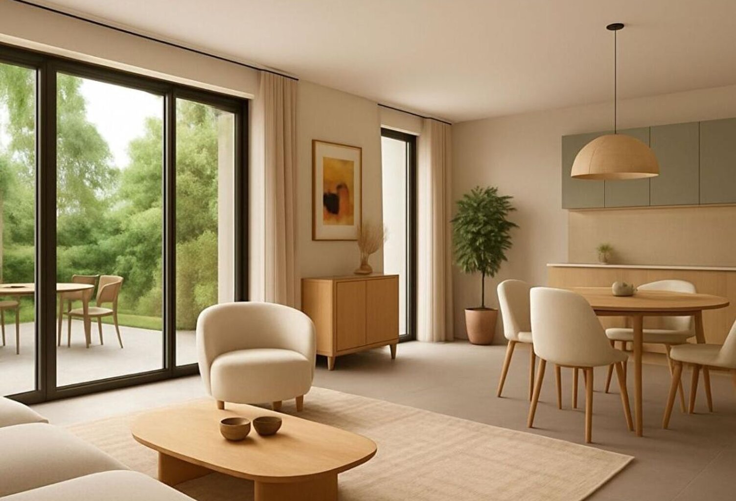 T3 62.70m², lumineux avec terrasse dans un parc paysager à Montfavet — photo 1