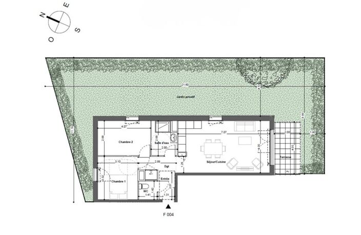 T3 62.70m², lumineux avec terrasse dans un parc paysager à Montfavet — photo 4