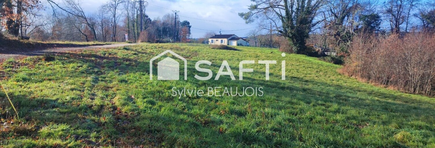 Terrain  1721 m² à vendre à Eyraud-Crempse-Maurens (24140)