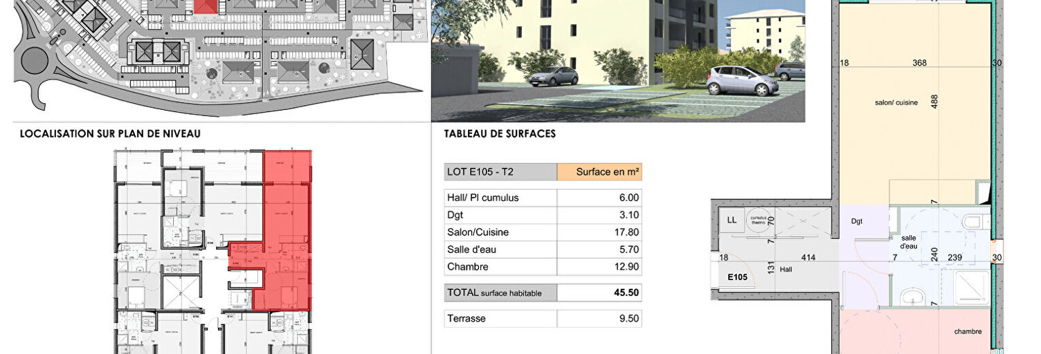 Appartement 2 Pièces 46 m² à vendre à Lucciana (20290)