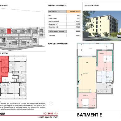 Appartement 3 pièces 240000 €