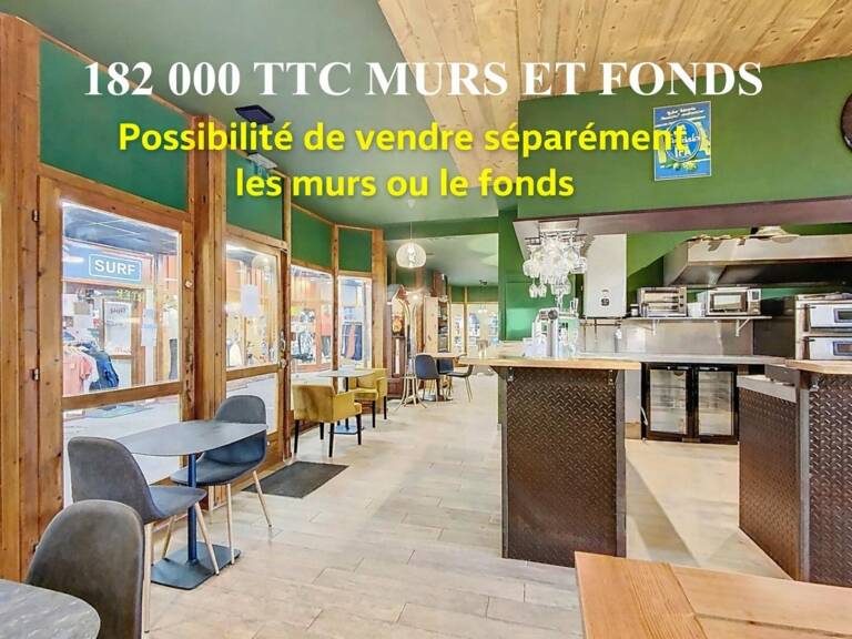 Murs commerciaux et fonds commercial à usage de bar-restaurant clé en main. galerie marchande d'une résidence de plus de 1000 logements au pied des pistes de ski — photo 1