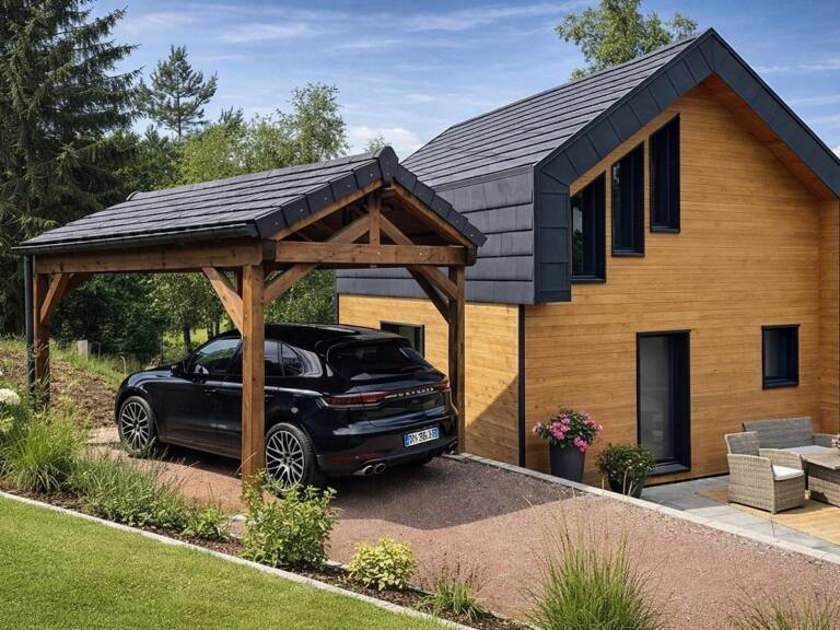 Chalet atypique neuf avec carport - Secteur prisé — photo 1