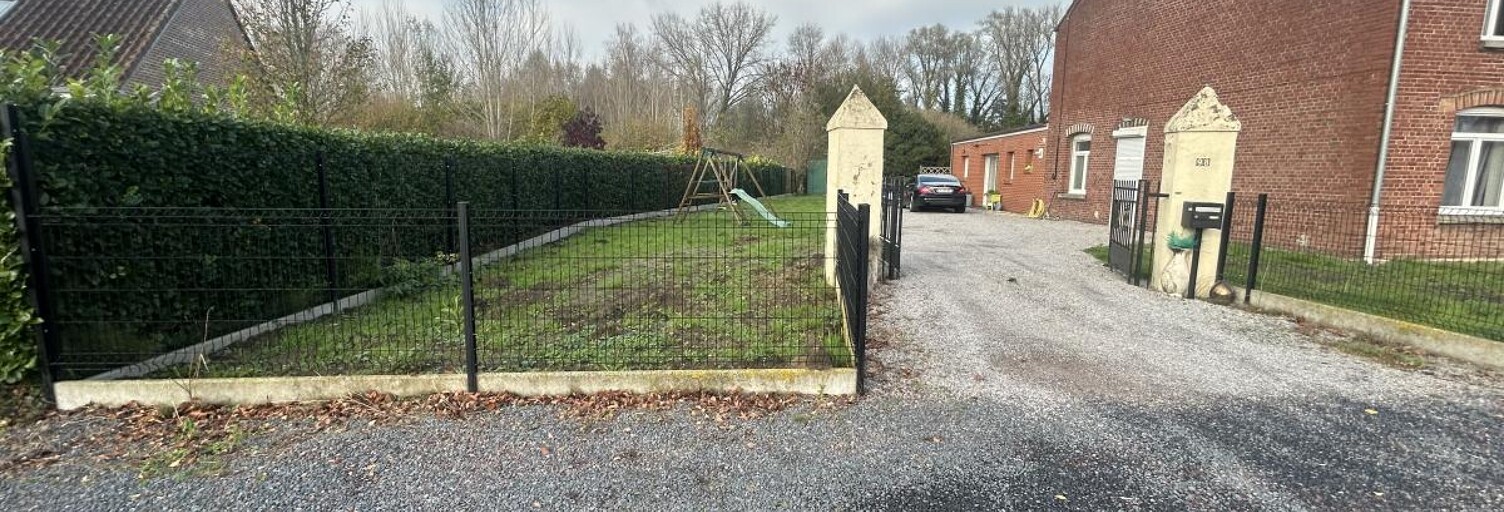 Terrain  2537 m² à vendre à Flines-lez-Raches (59148)