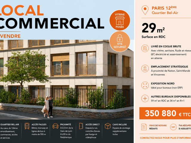 VENTE BUREAUX PARIS 12ÈME (75) — photo du bien