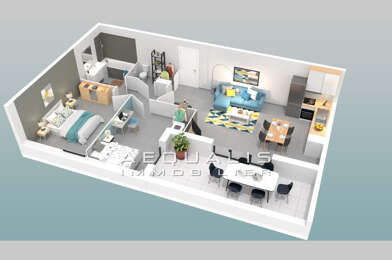 Appartement 3 pièces 233100 €