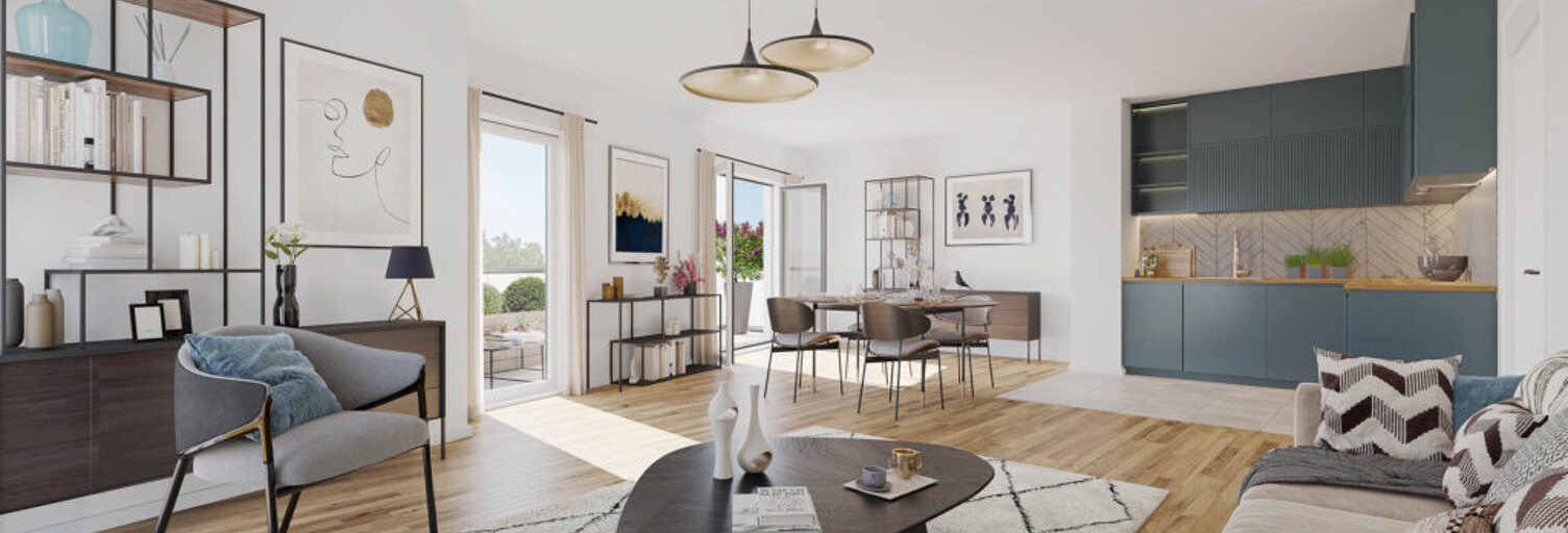 Appartement neuf T1, T2, T3, T4 Pièce 38 à 83 m² à vendre à Noisy-le-Grand (93160)