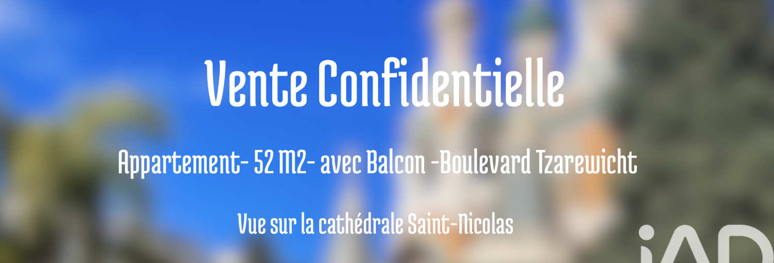 Appartement 2 Pièces 51 m² à vendre à Nice (06000)