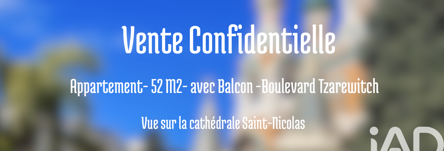 Appartement 2 Pièces 51 m² à vendre à Nice (06000)