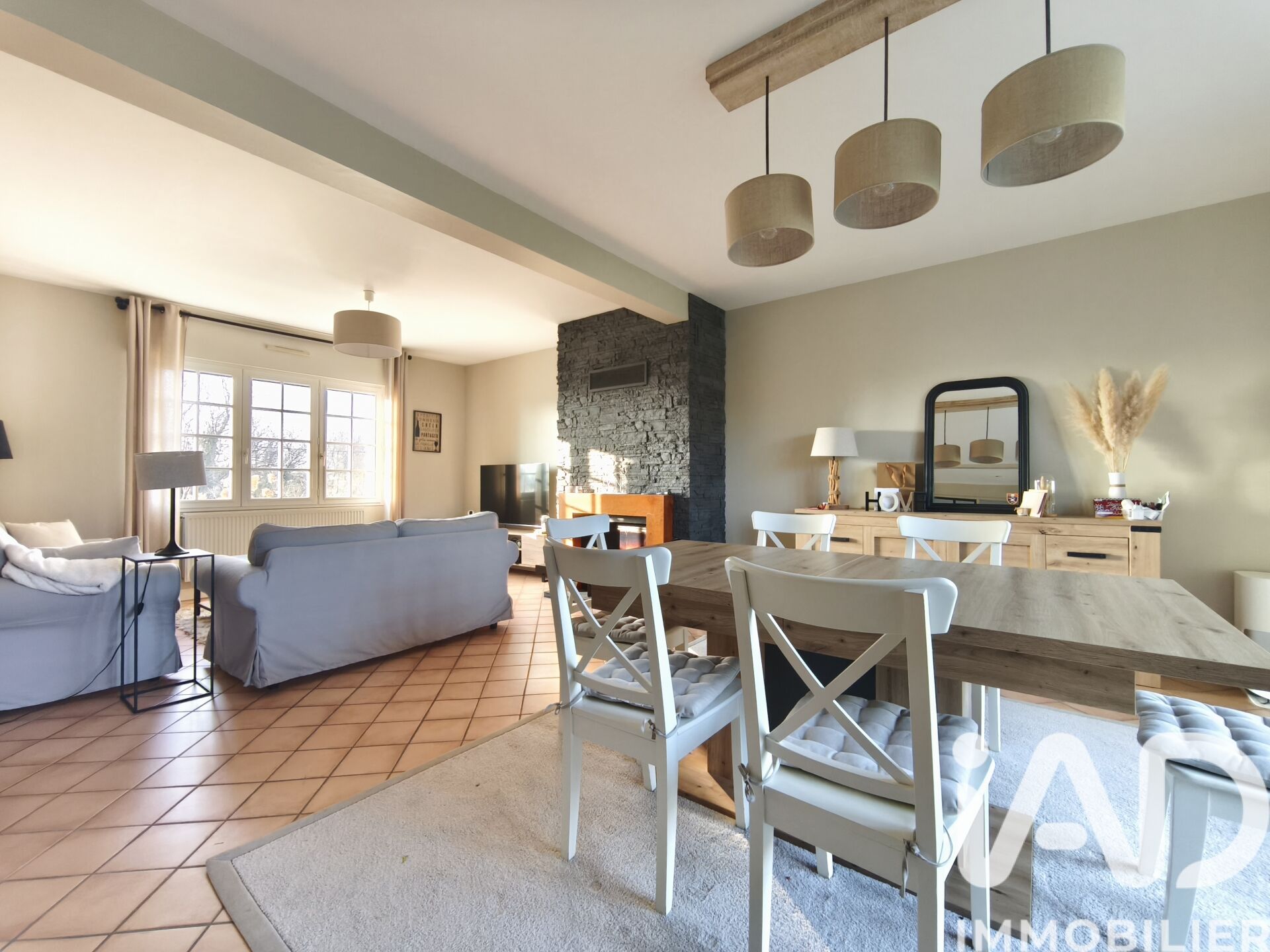 Roussent - 139m² - 5p. - 3ch.