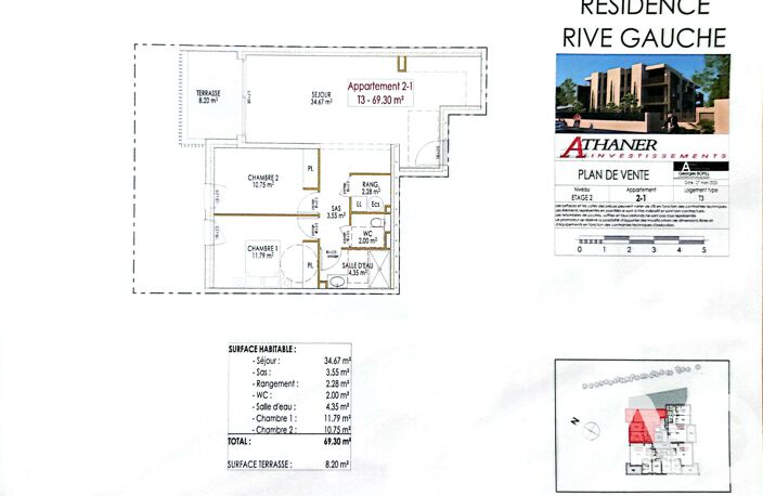 Vente Appartement 3 pièces — photo 3