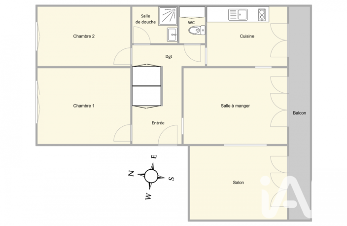 Vente Appartement 4 pièces — photo 2